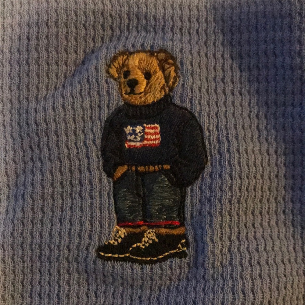 Polo Ralph Lauren long sleeve thermal w/ bear logo - Picture 2 of 2